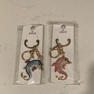 Dolphin keychain/bag charm